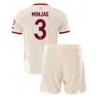 Camisa de time de futebol Bayern Munich Kim Min-jae #3 Replicas 3º Equipamento Infantil 2024-25 Manga Curta (+ Calças curtas)